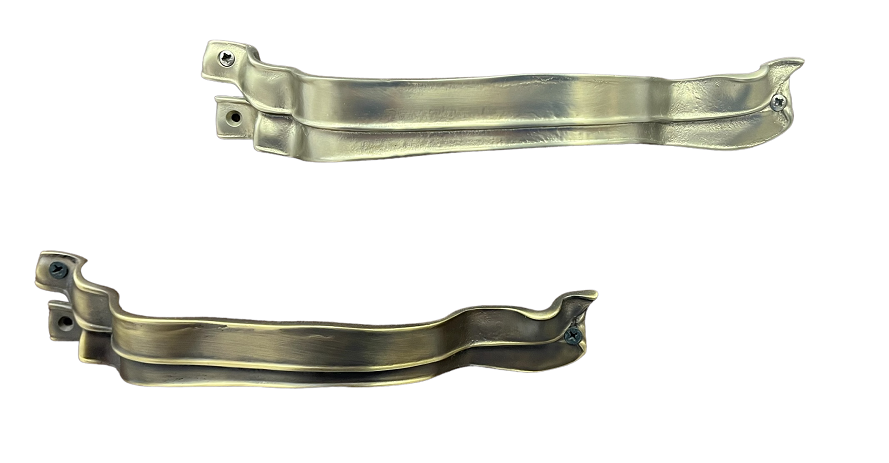 PULL HANDLE ALCEO 250mm MAT BRASS